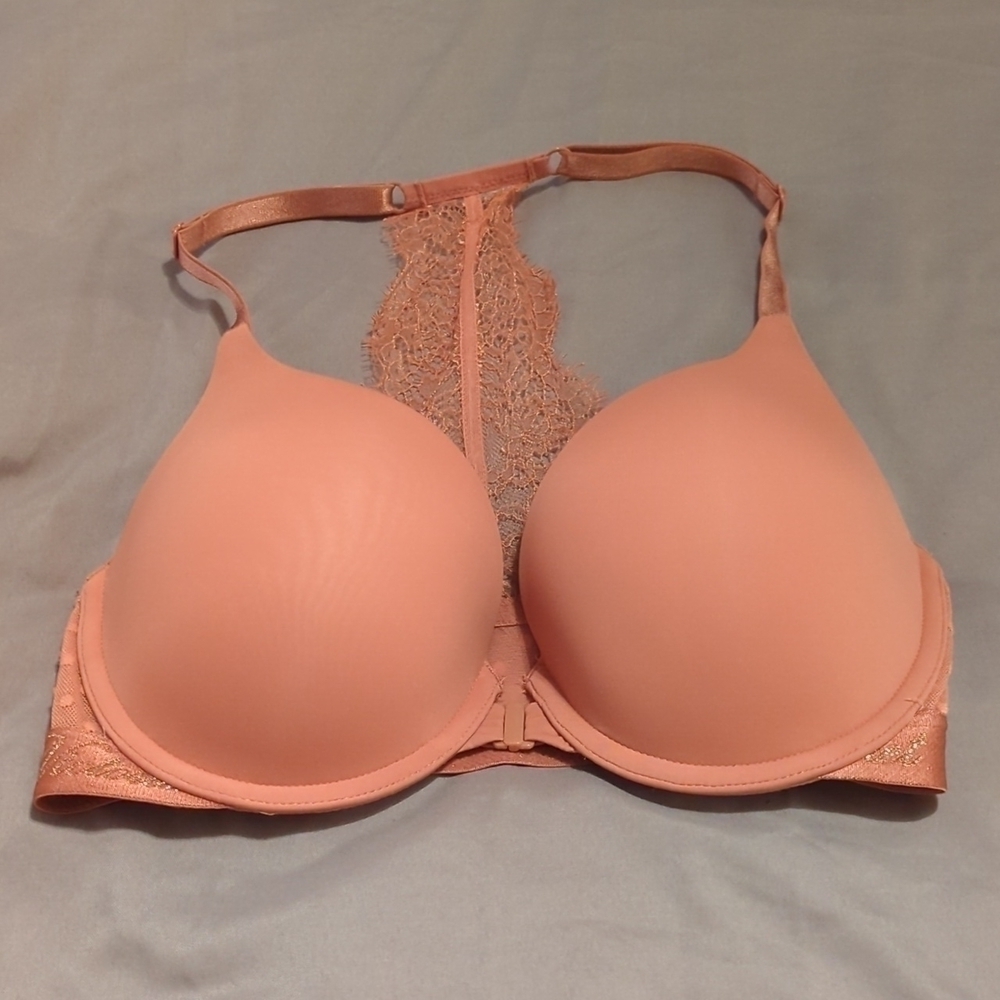 Victoria's Secret Sexy T-shirt Push-Up Full Coverage Size 32DD Bra Front Closure